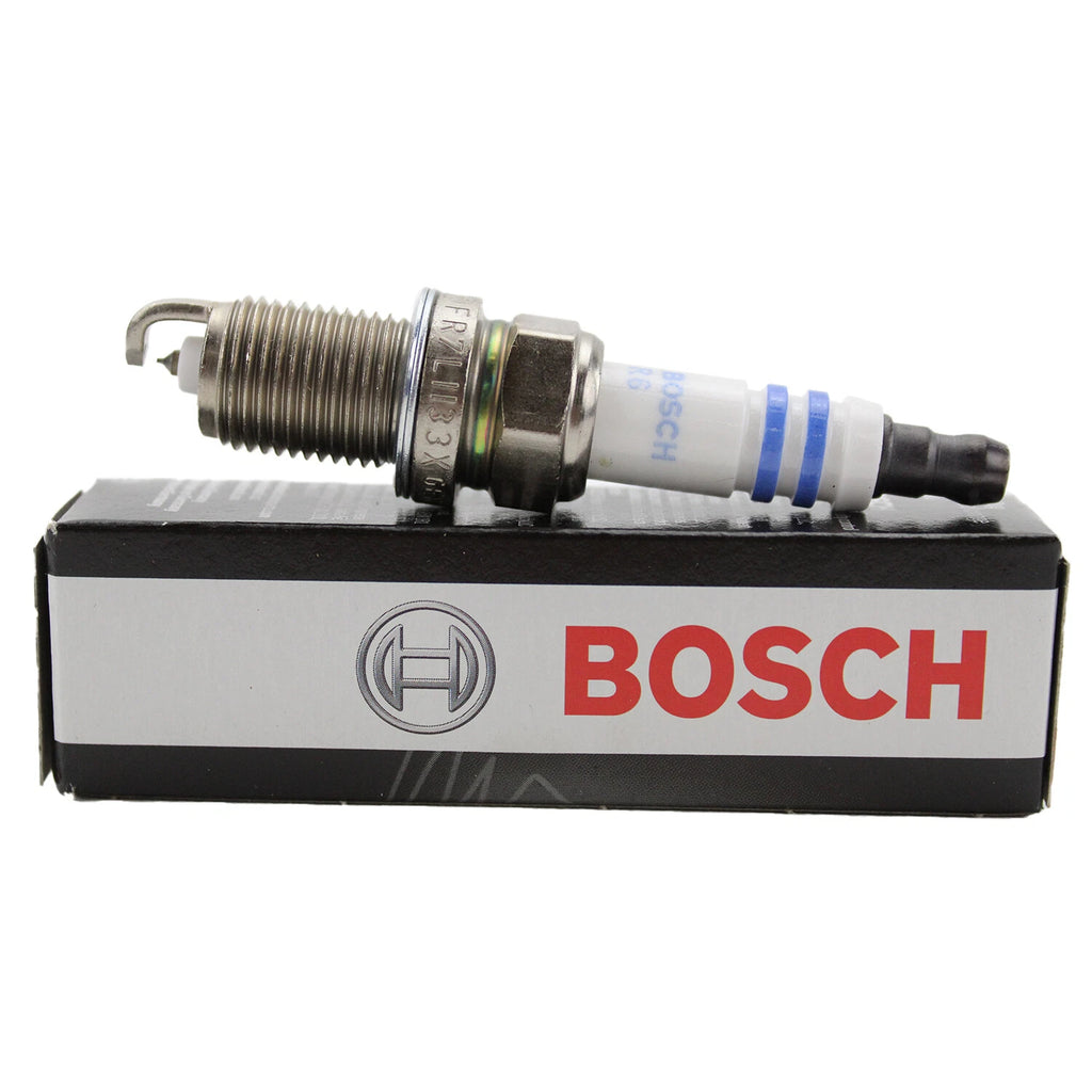 Spark Plug Set of 4 Bosch Iridium 9604 for Acura Chevy Dodge Ford Honda Jeep Mazda