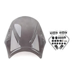 Universal Motorcycle Windshield Deflector - Grey