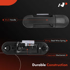 Rear Driver Door Handle for Ford Explorer (2002-2008) Black Plastic