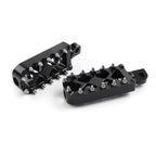 Foot Pegs for Harley Touring, Softail, Dyna (2010–2023) - Black MX Style