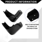 Set of 2 Front & Rear Mud Flaps for Suzuki Vitara (2016–2023)