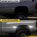 4X 55054958 LED Side Marker Light Smoked for Dodge Ram 1500 2500 3500 (2002–2023)