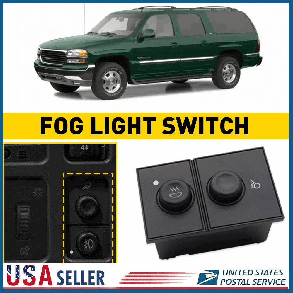 Fog Light Cargo Lamp Switch 15143597 for Chevrolet Silverado/Sierra (2014–2019)
