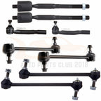 Set of 8 Suspension Tie Rod Ends Sway Bar Links for Toyota Camry (2004–2006)