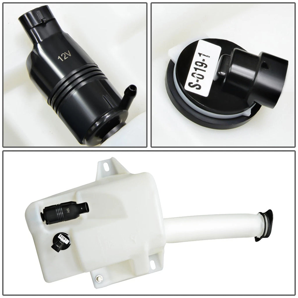 Windshield Washer Fluid Reservoir Tank w/ Level Sensor for Buick LeSabre (2000–2005)
