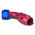 8AN 45 Swivel Anodized Oil Fuel Line Hose End Fitting Adaptor for
