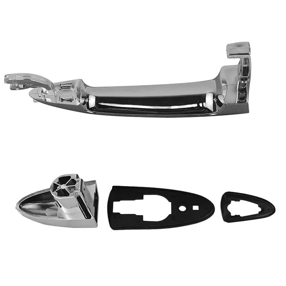 Silver ABS External Door Handle for Lancia Ypsilon (2003–2011)
