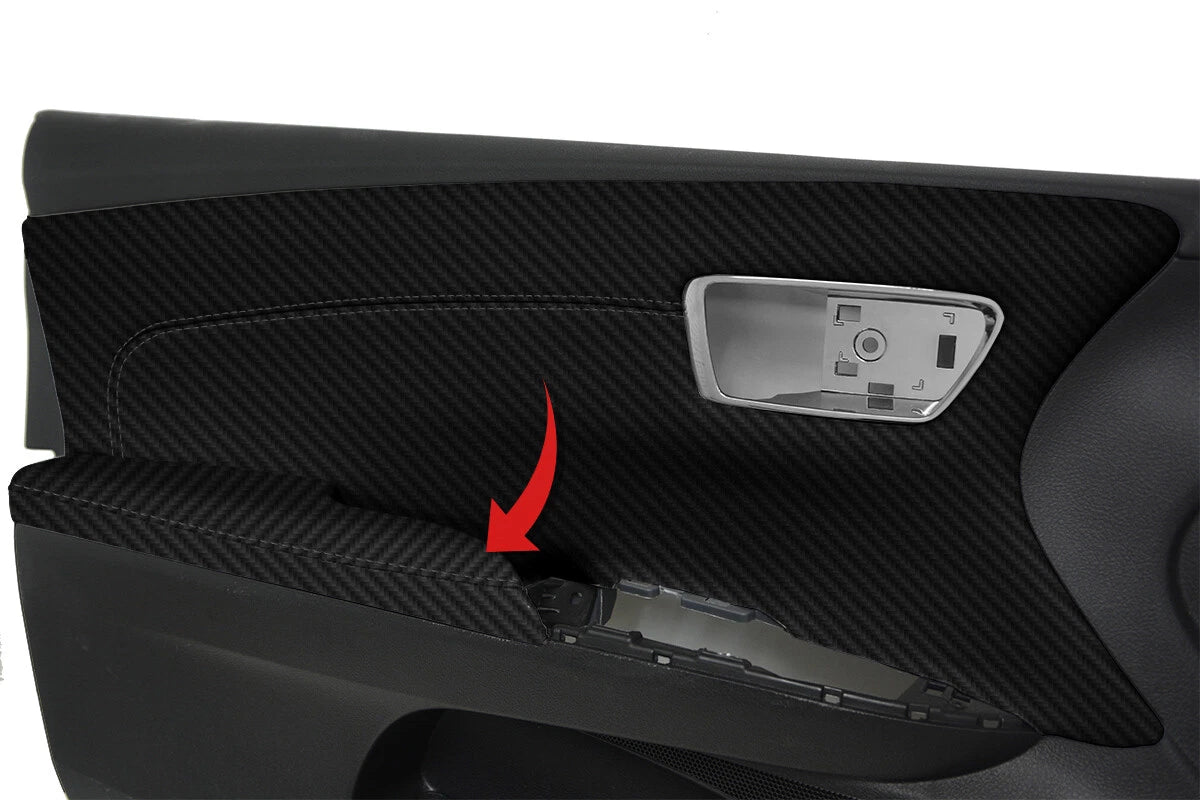 Carbon Fiber Armrest Door Panel Cover for Toyota Avalon (2013–2018)