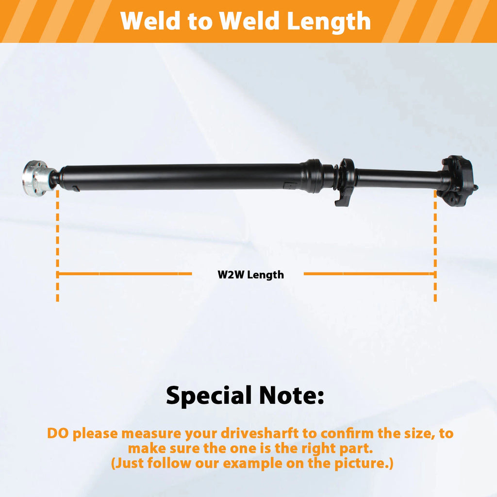 Rear Drive Shaft for VW Touareg (2004–2010) AWD
