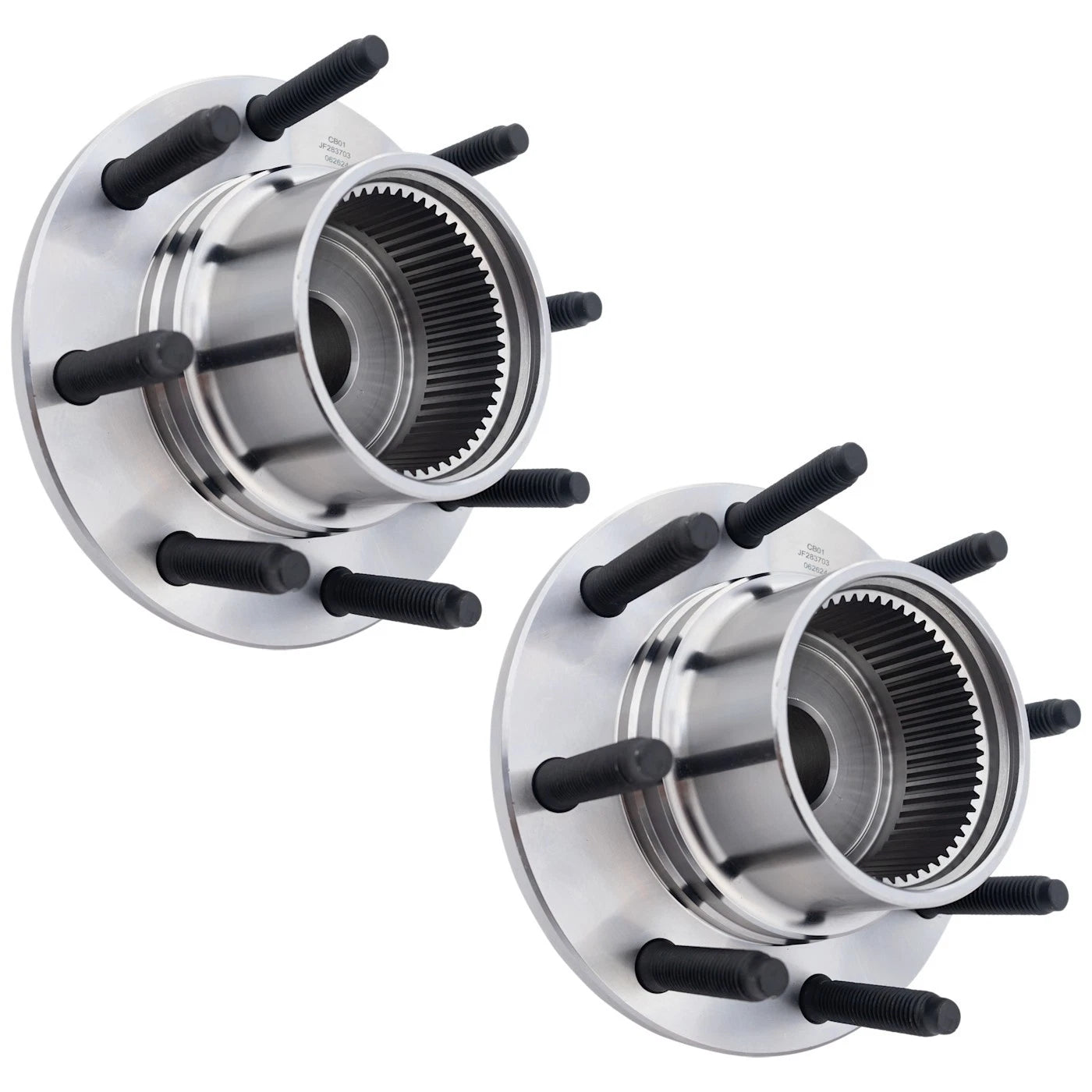Set of 2 Front Wheel Hubs for Ford F350 4WD 4X4