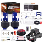 Wireless Air Compressor Kit + Air Spring Kit for Ford E-250 Econoline (1975–2015)