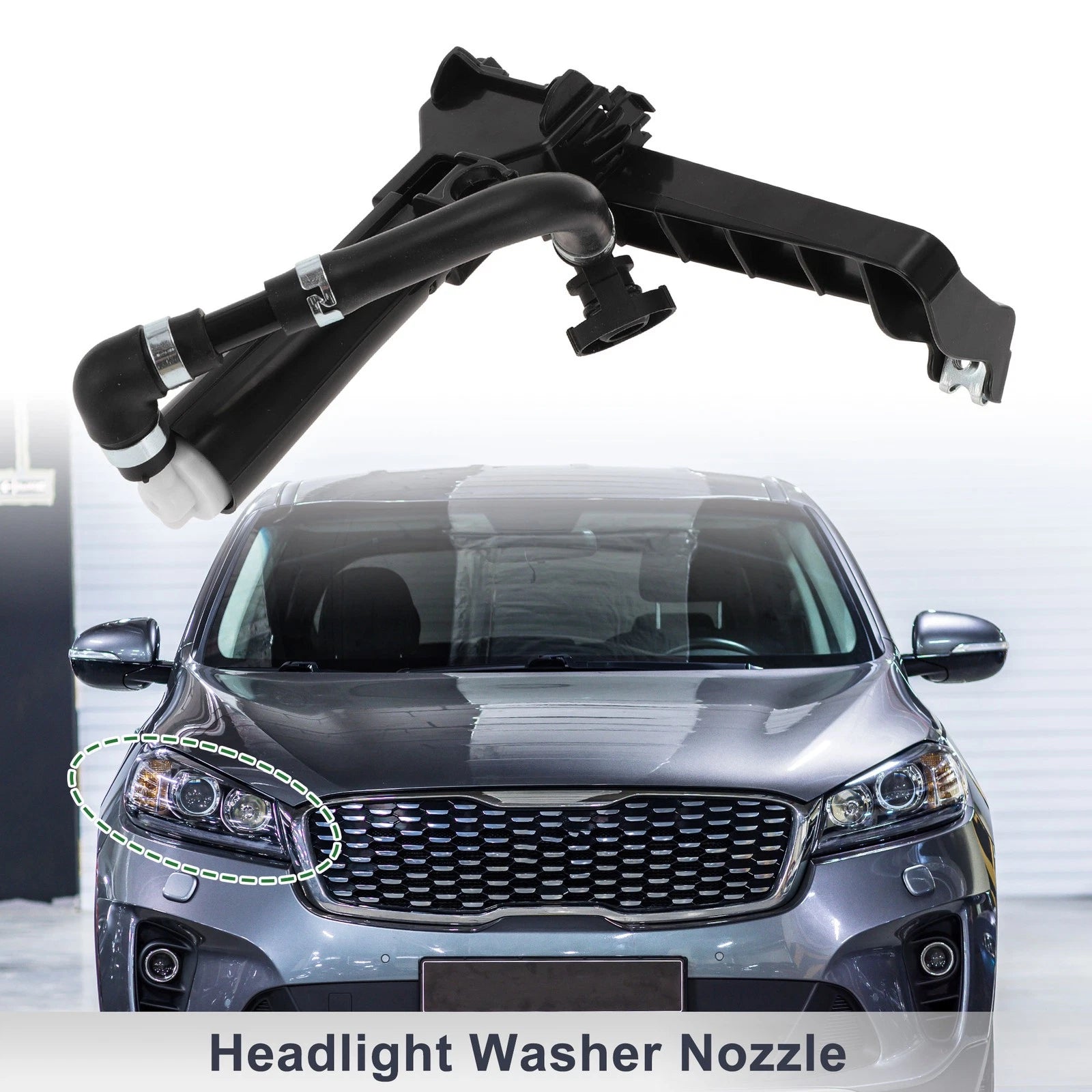 Front Passenger Side Headlight Washer Nozzle for Lexus RX350 (2007–2015) No.8520748040