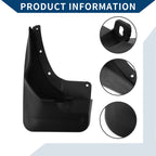 Set of 4 Mud Flaps Splash Guards for Mercedes-Benz GLE (2015–2019)