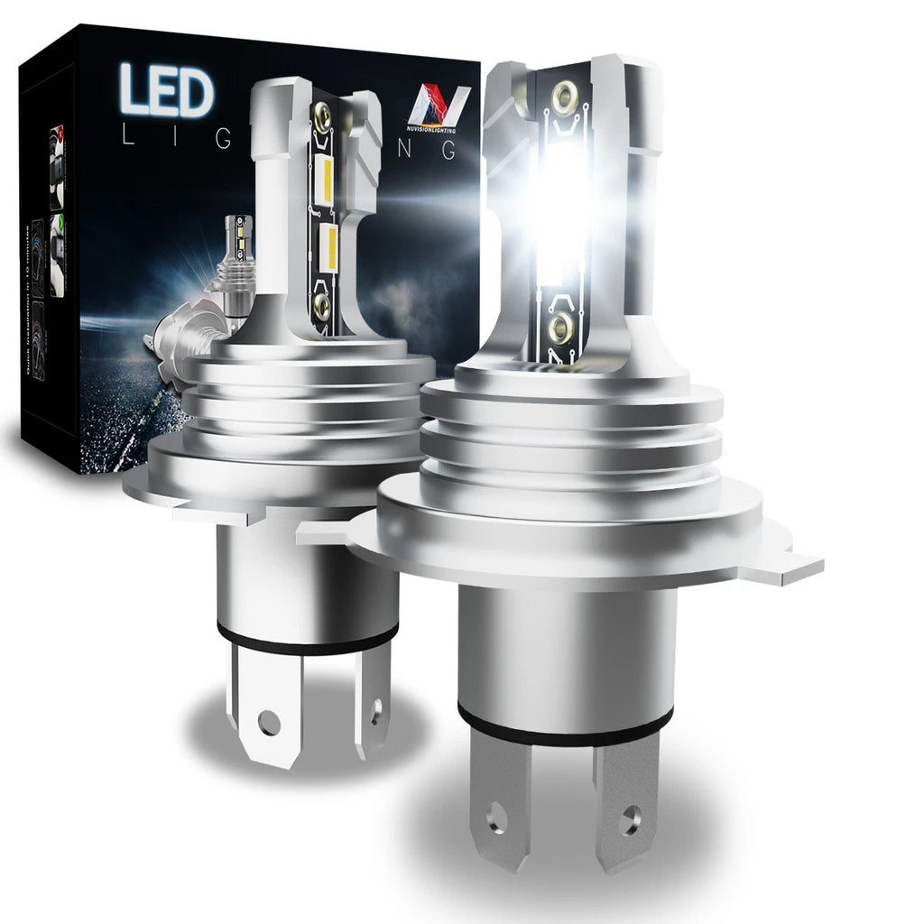 H4 LED Headlight Bulbs Conversion Kit for Nuvision (High Low Beam)