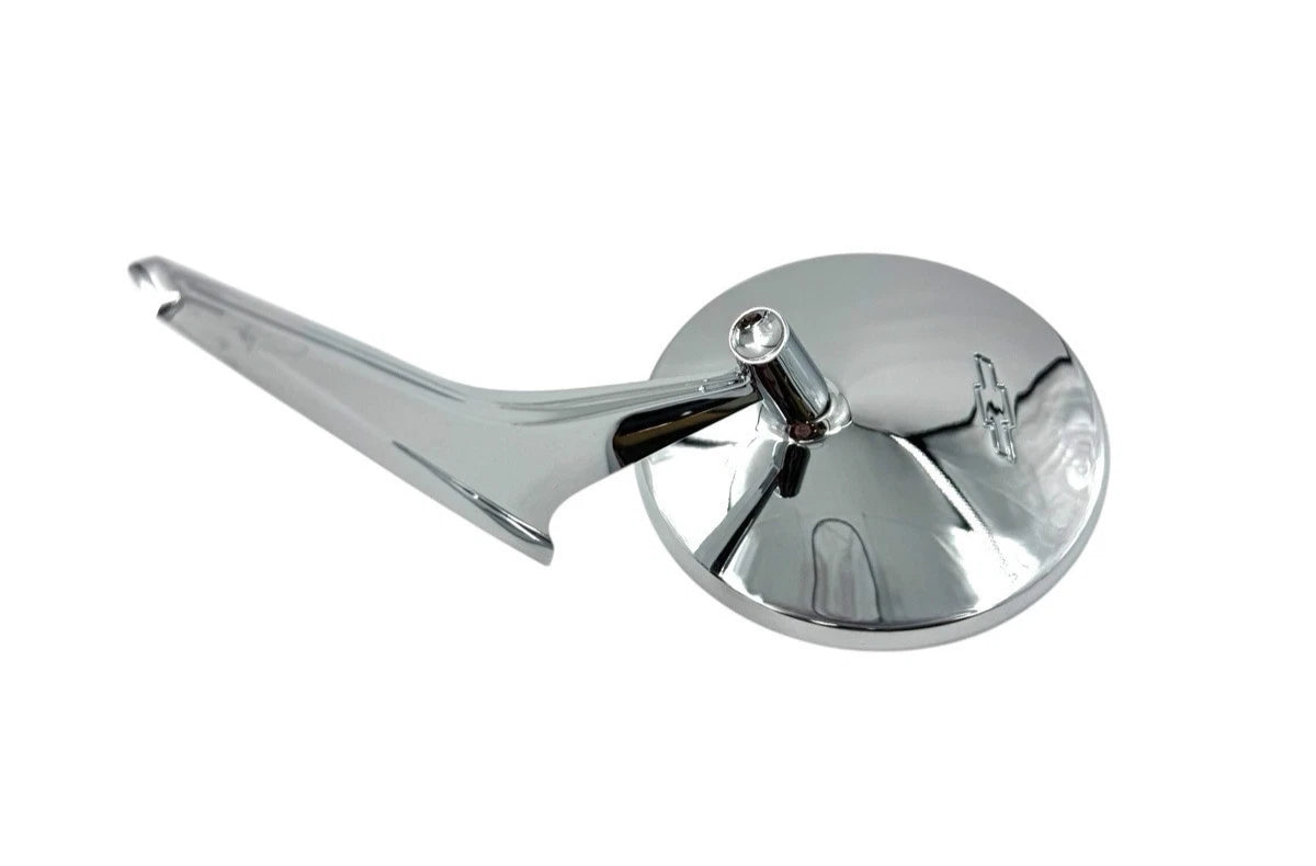 Chrome Outside Door Mirror Replacement for 1966-1968 Chevy Chevelle El Camino