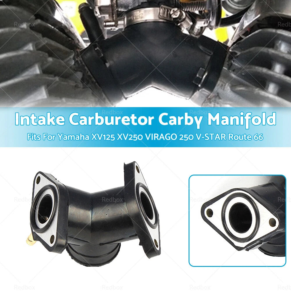 Intake Carburetor Manifold for Yamaha XV125 XV250 Virago 250 V-Star (1995–2007)
