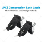 2X Compression Lock Latch for Caravan Camper Trailer Tool Box
