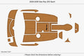 EVA Foam Teak Deck Floor Mat for Sea Ray 205 Sport (2009)