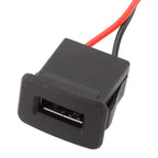 USB Female Socket for Universal Applications (Black)