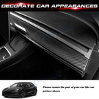 Gloss Carbon Fiber Dashboard Panel Cover for Tesla Model 3/Y (2017-2023)