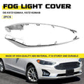 Chrome ABS Front Left & Right Bumper Fog Light Lamp Trim for Ford Fusion (2019–2020)