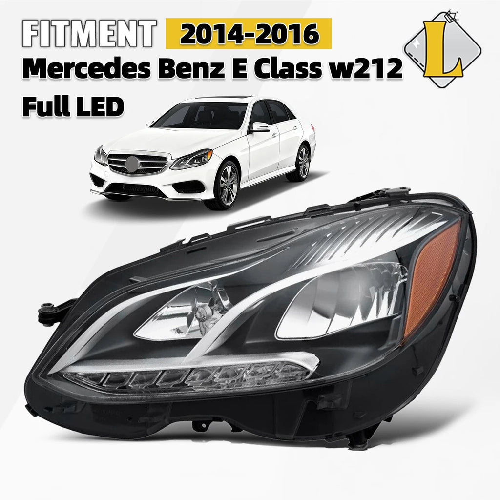 LED Headlight for Benz E-Class W212 (2014–2016) Driver Side