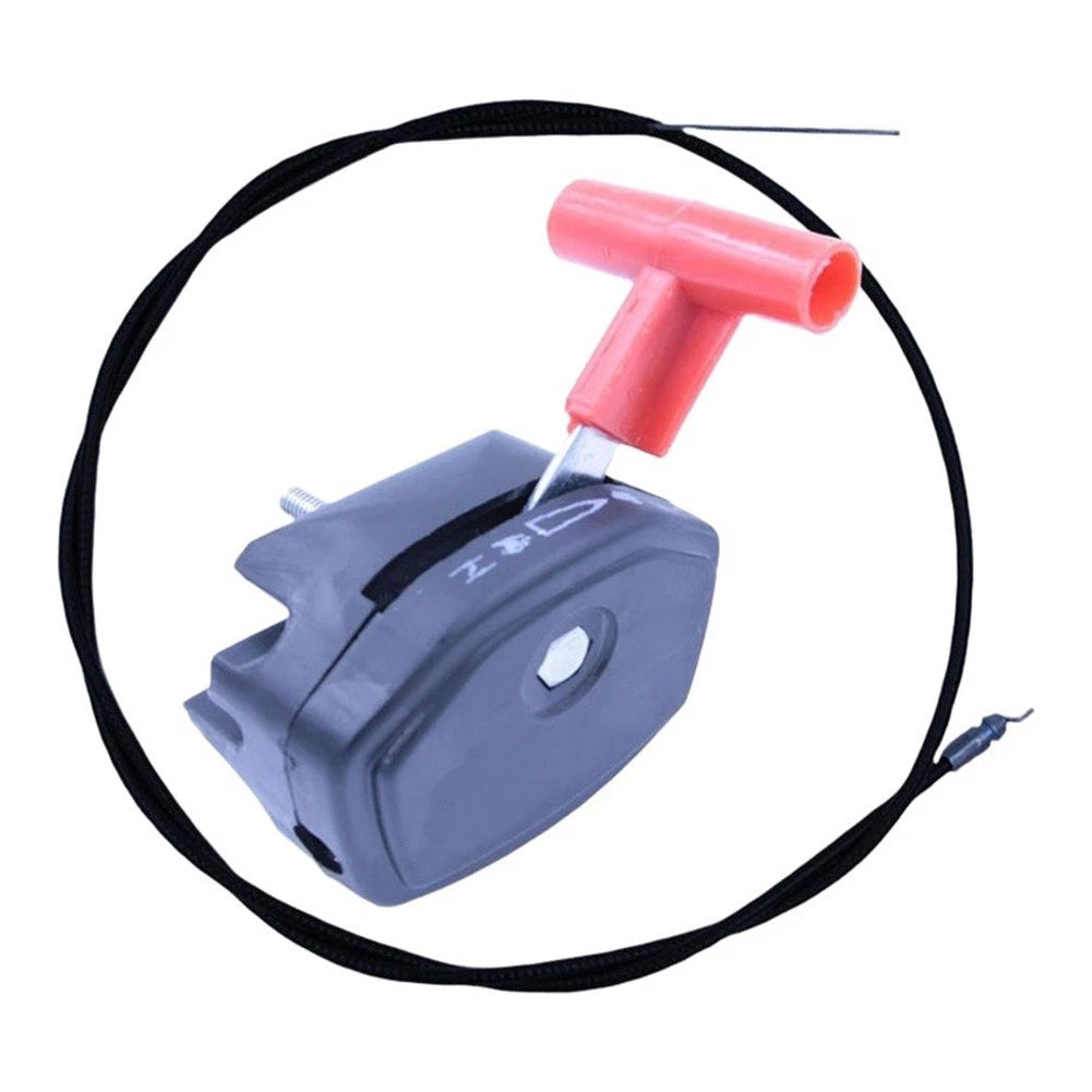 Throttle Cable Kit with Choke Lever for Lawn Mower (51.5in Conduit)