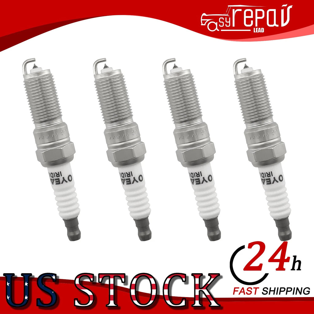 Ignition Coil & 4x Iridium Spark Plugs for Dodge Caravan Neon (1995–2005)