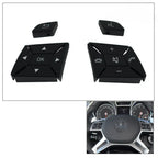Steering Wheel Control Switch Button Cover Kit for Benz GL (2013–2015)