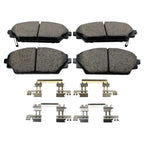 Set of 4 Akebono ProACT Front Ceramic Brake Pads for Mazda 3 Sport CX-3 (2014–2020)