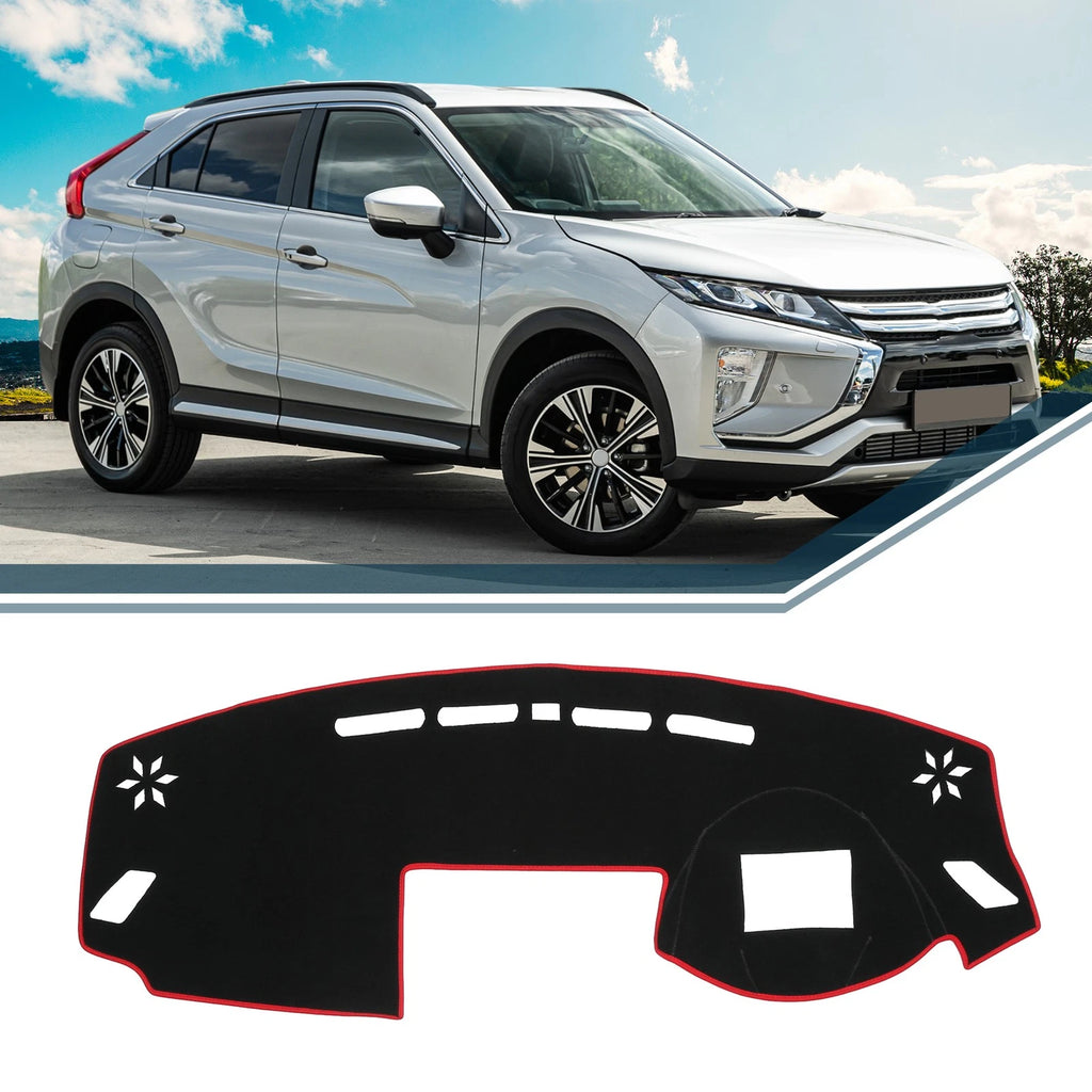 Dashboard Cover Mat for Mitsubishi Eclipse Cross (2017–2022) Red