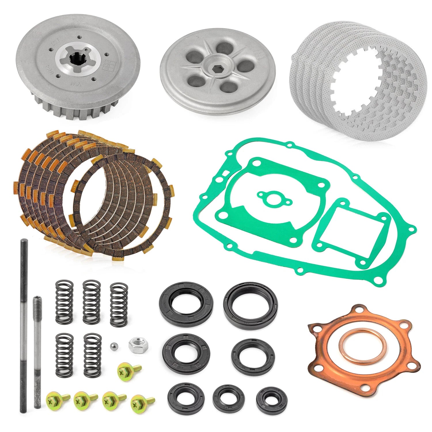Clutch Kit Set of 4 Heavy Duty Springs & Gasket for Yamaha Blaster YFS200 (1988–2006)