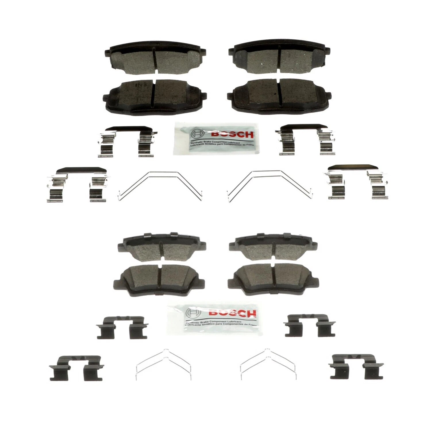 Bosch Quietcast Ceramic Disc Brake Pad Kit for Kia Forte Soul (2010–2021)