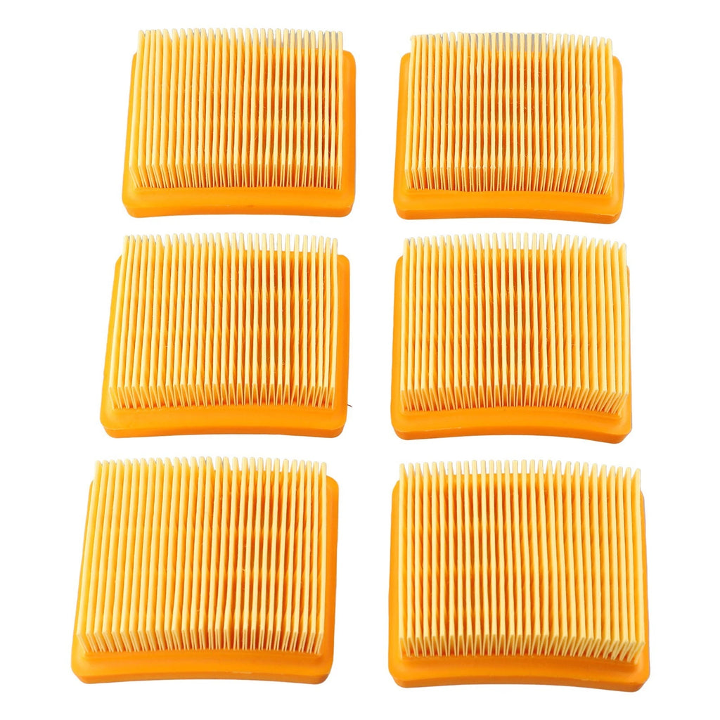 Set of 6 Air Filters for Garden Power Equipment