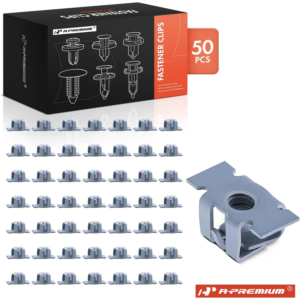 50x Metal Front Bumper Specialty Nut for Chevy Malibu Impala (2008–2023)