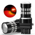 2X 3157 3156 Red LED Strobe Brake Tail Light Parking Bulbs for