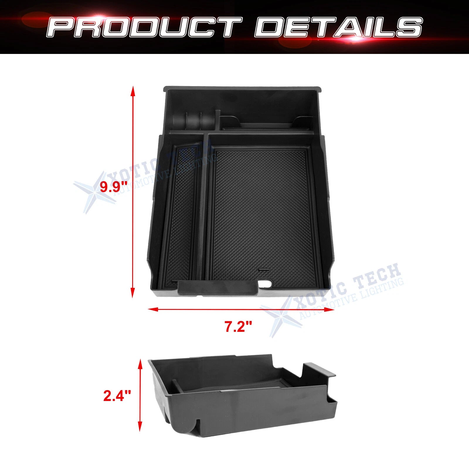 Center Console Organizer for Hyundai Palisade (2023-2025) Armrest Tray
