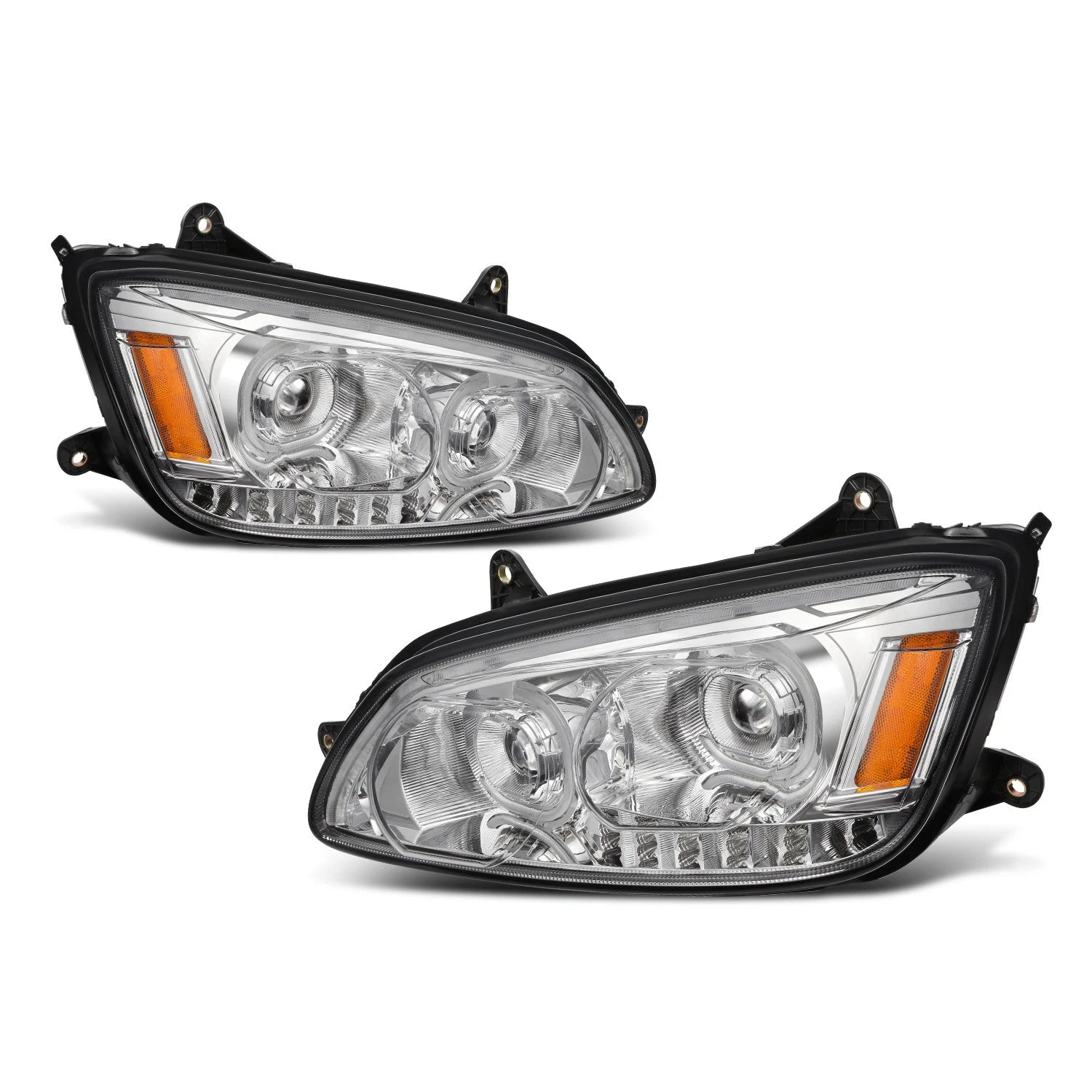LED Dual Projector Headlight for Kenworth T170 T370 T660 (2008–2019)