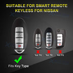 Soft TPU Full Seal Remote Key Cover Shell Case for Nissan (YYYY-YYYY)