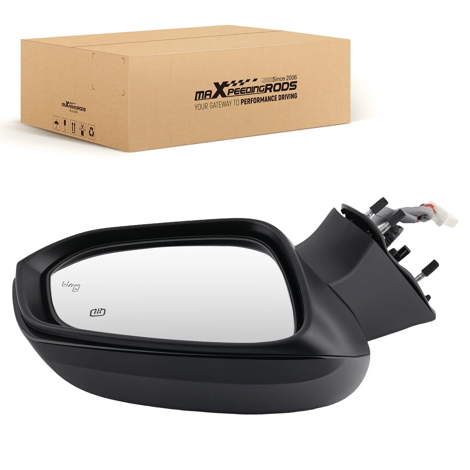 Power Heated Passenger Rear View Mirror for Toyota Sienna (2021–2024) 6Pin