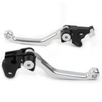Silver Pivot Dirt Clutch Brake Levers for Kawasaki KLX250, D-Tracker (1993–1997)