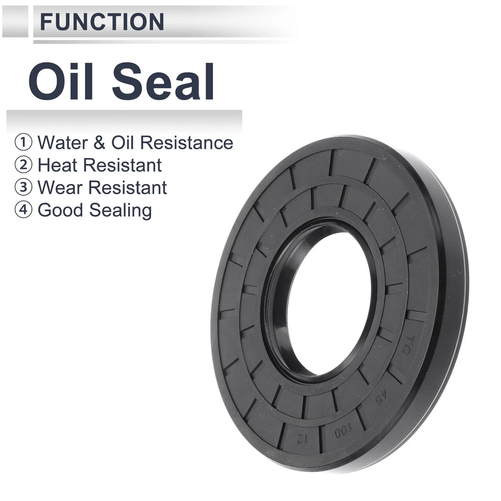 Set of 5 Oil Seal Rotary Shaft Seal for Various Models (45x100x12mm)
