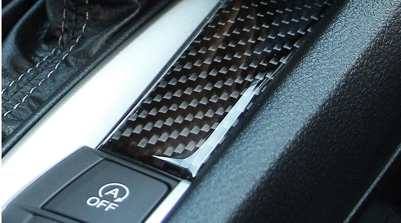 Carbon Fiber Shift Gear Panel Trim Sticker For Honda Civic 2016-2021