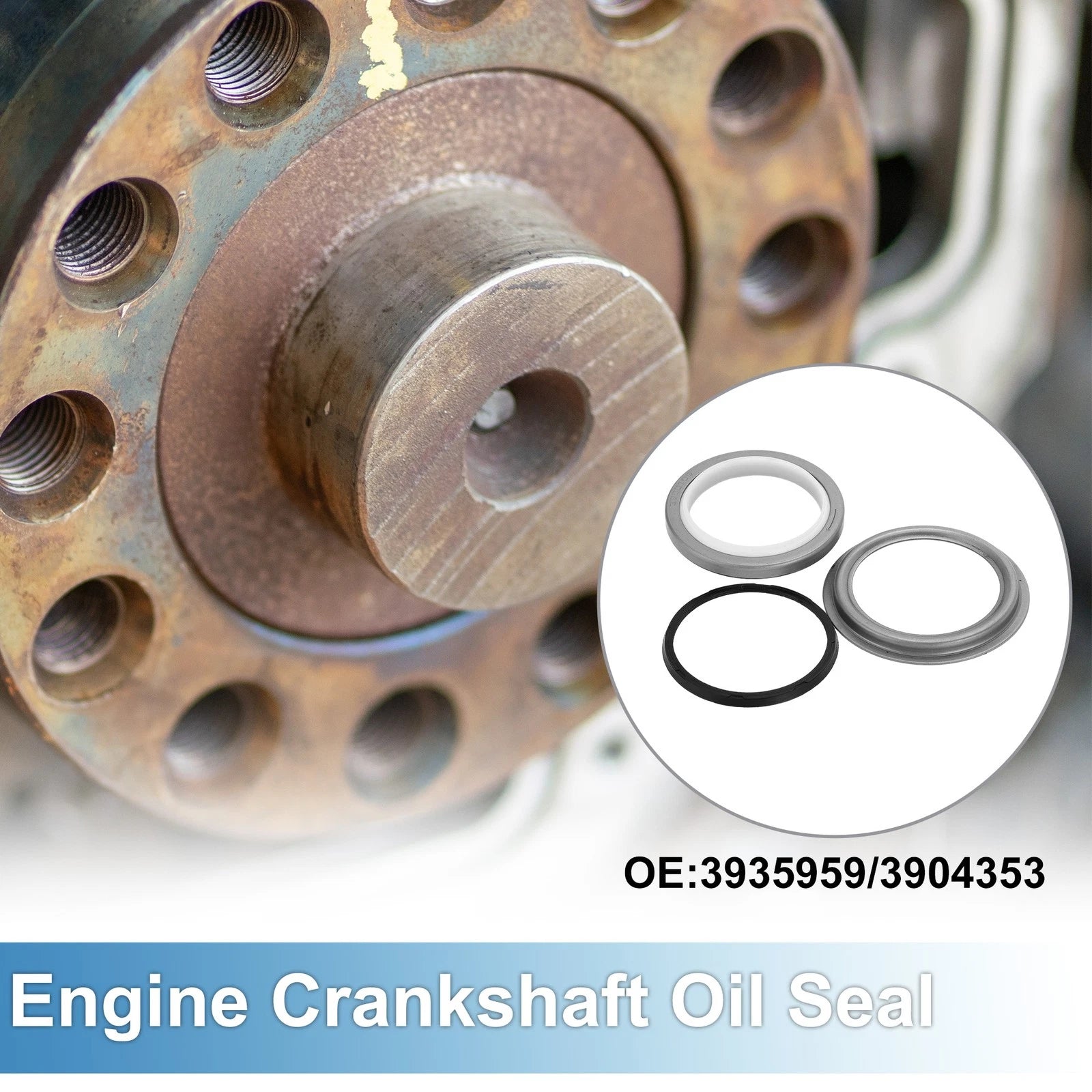 Front Crankshaft Oil Seal w/Installer Tool Kit for Dodge 6B 4B (No. 3935959)