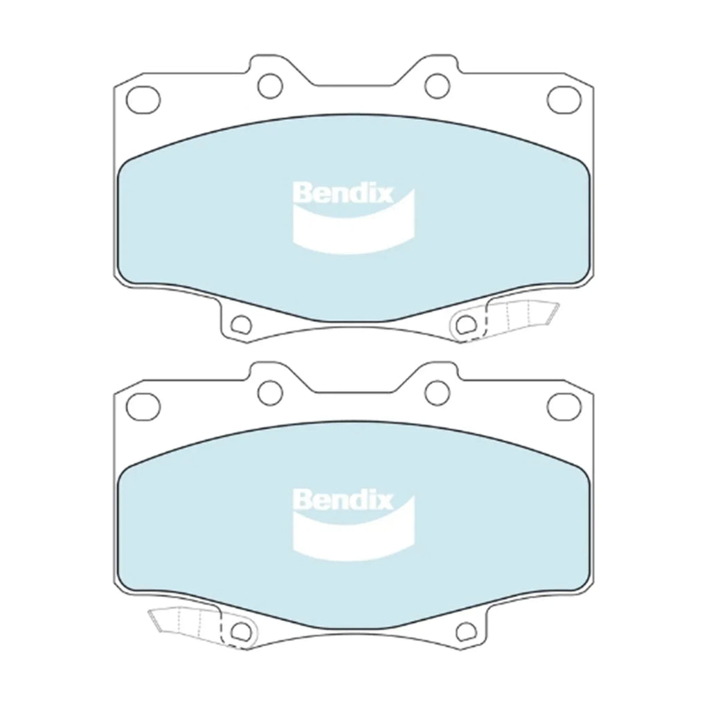 HD Front Disc Brake Pad Set for Toyota Landcruiser 80 Series (1990–1998)