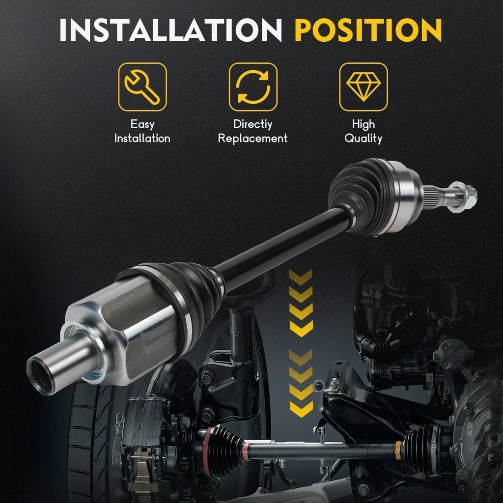 Rear Left CV Axle Shaft Assembly for Chevrolet Corvette (2014–2019)