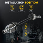 Rear Left CV Axle Shaft Assembly for Chevrolet Corvette (2014–2019)