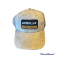 Caterpillar Grey Chino Washed Soft Mesh Hat