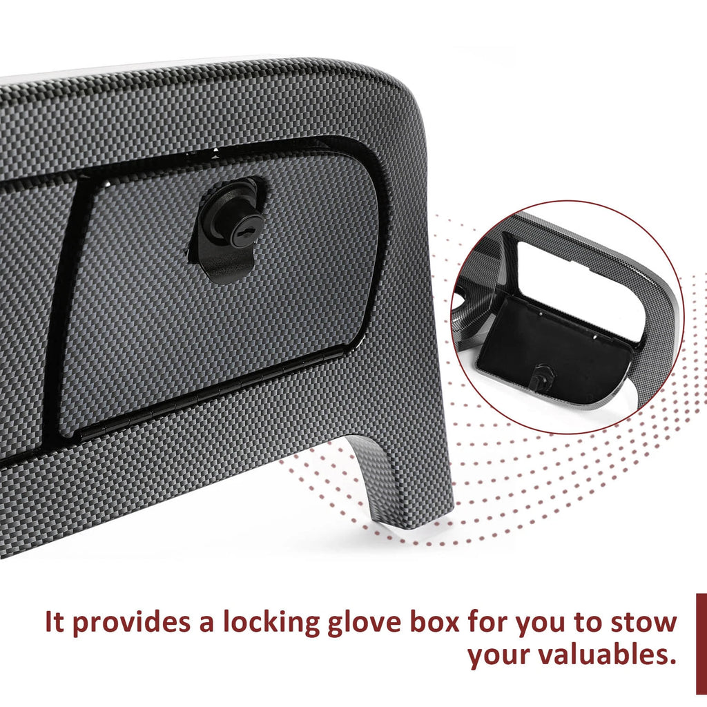 Dash Assembly Cover for EZGO TXT Medalist Golf Cart (1994–2013) Carbon Fiber Style