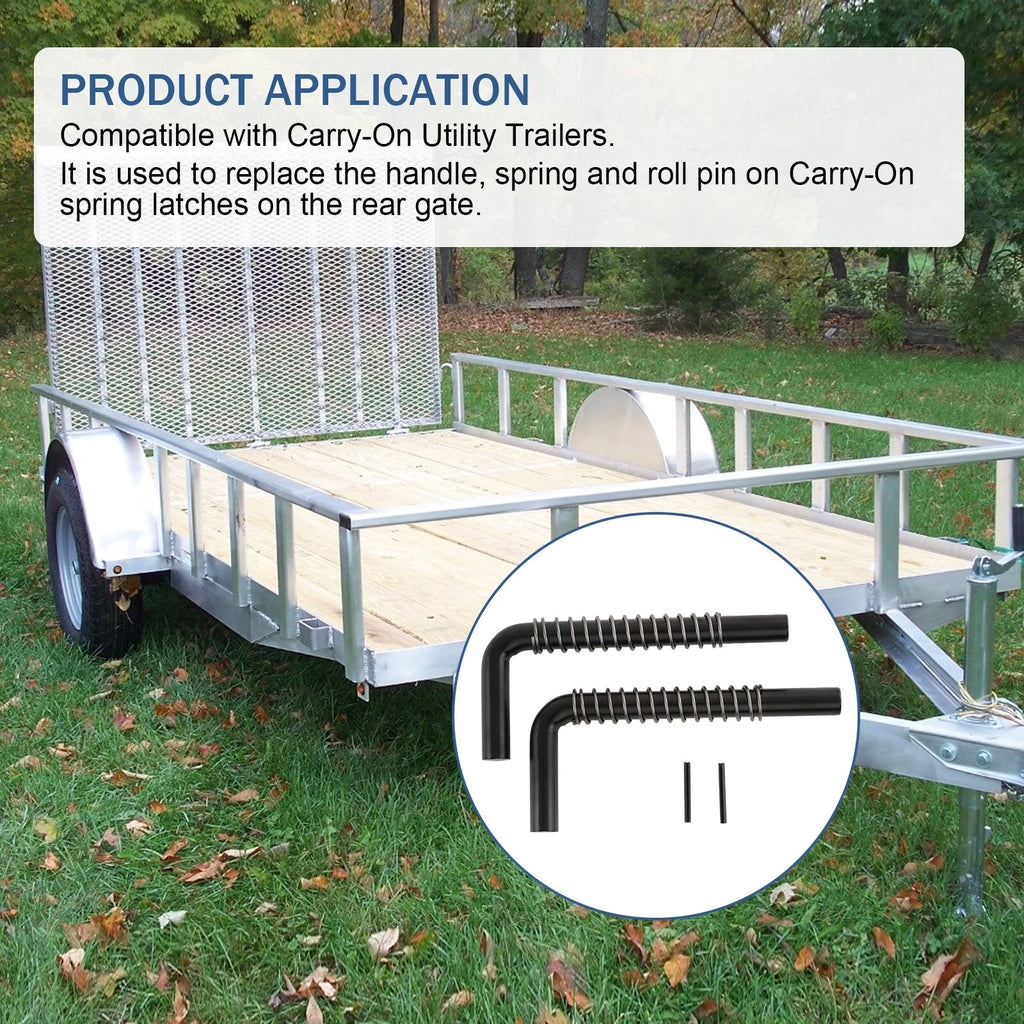 Trailer Gate Spring Latch Kit for Carry-On Trailer (Fits 847)